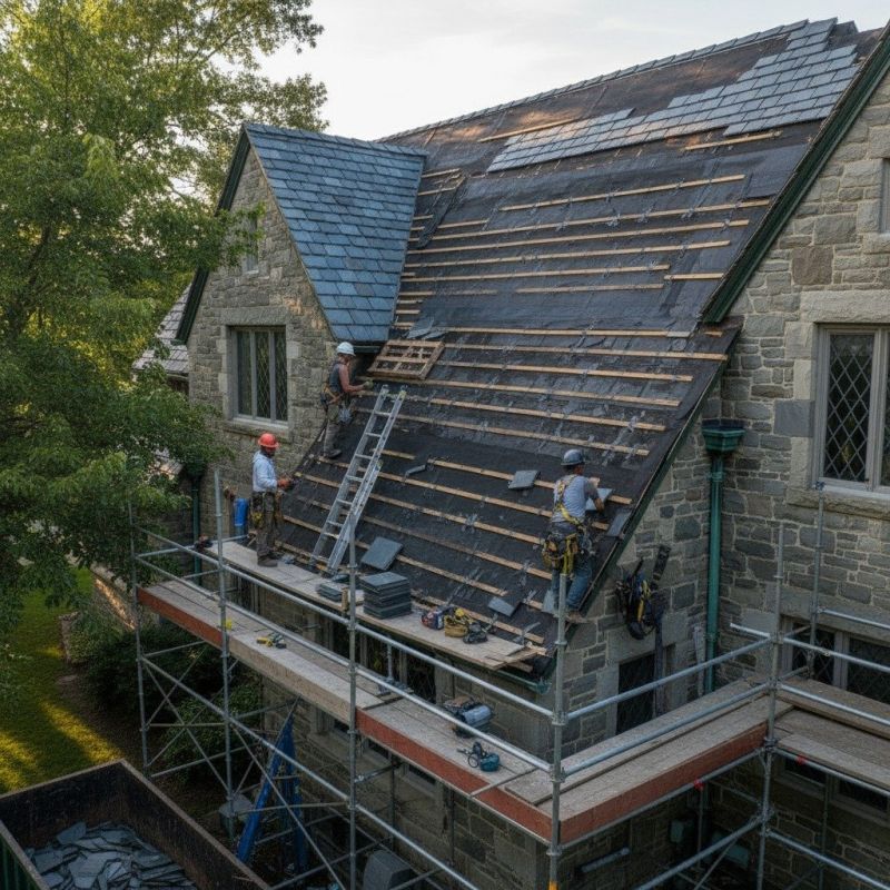 Slate Roof Replacement in Hockessin, DE