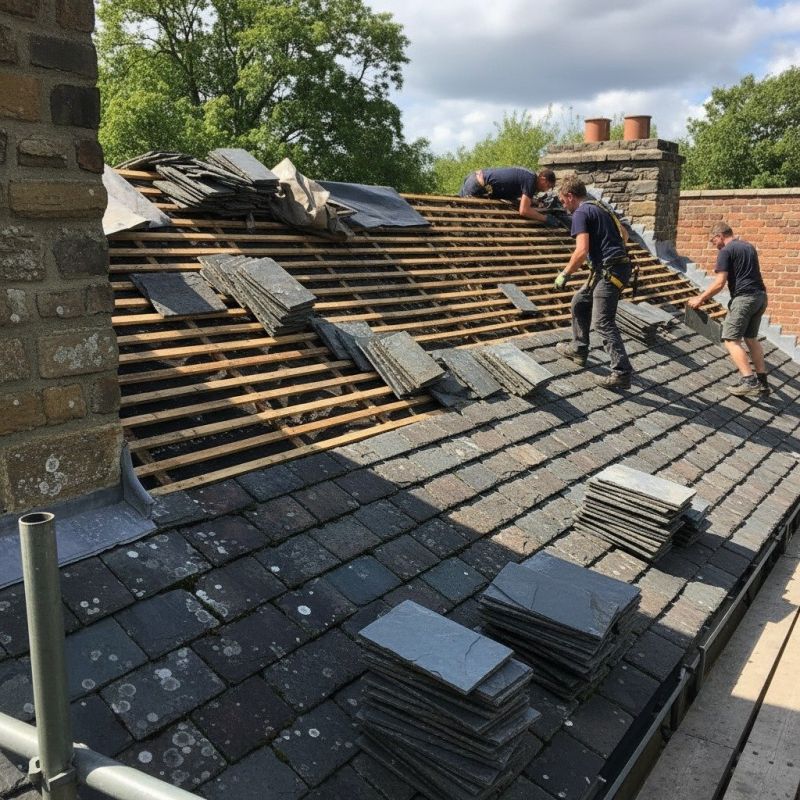 Slate Roof Replacement in Newtown Square, PA