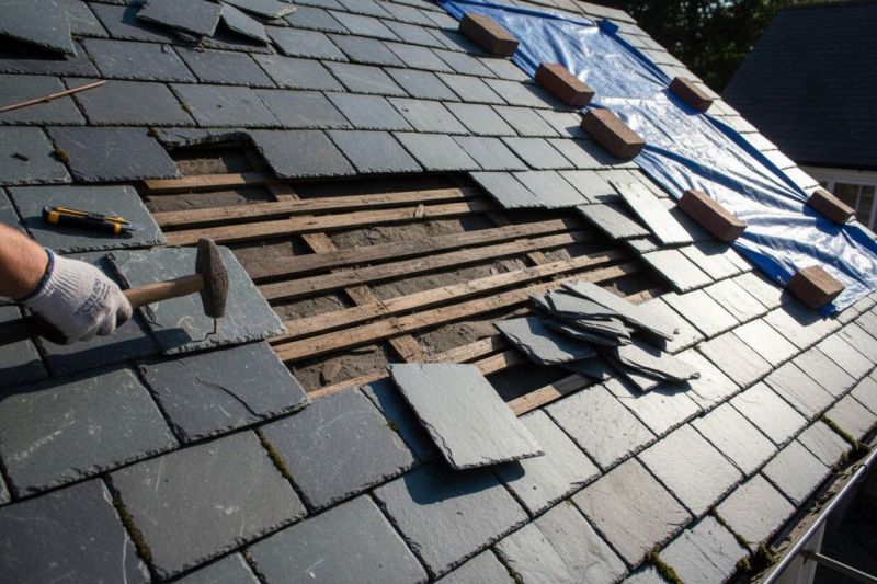 Slate Shingles Repair in Broomall, PA