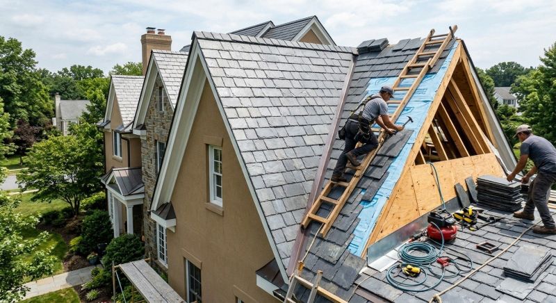 Slate Shingles Repair in Green Lane, PA
