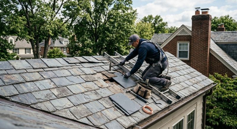 Slate Shingles Repair in Landenberg, PA