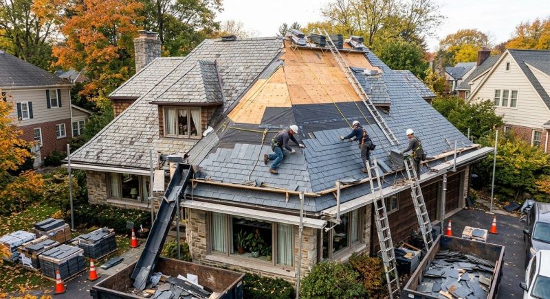 Slate Shingles Repair in Montgomery County, PA