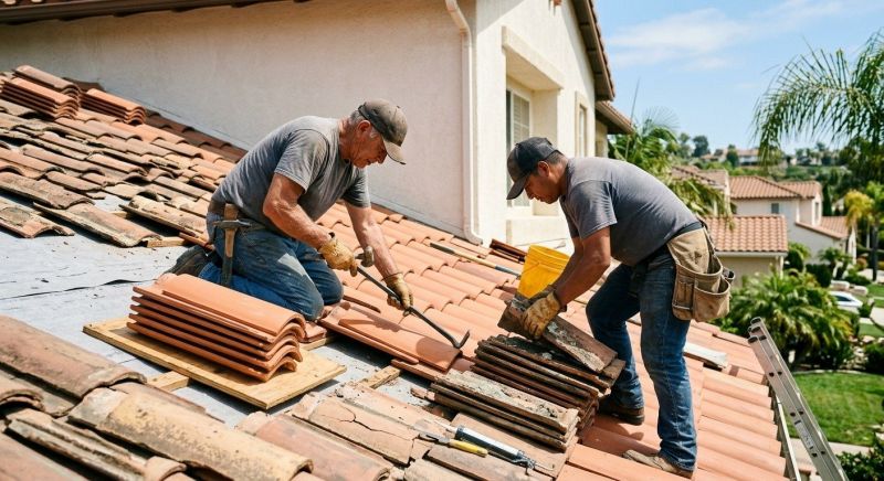 Spanish Tile Roof Repair in Exton, PA