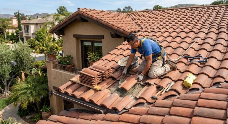 Spanish Tile Roof Repair in Exton, PA