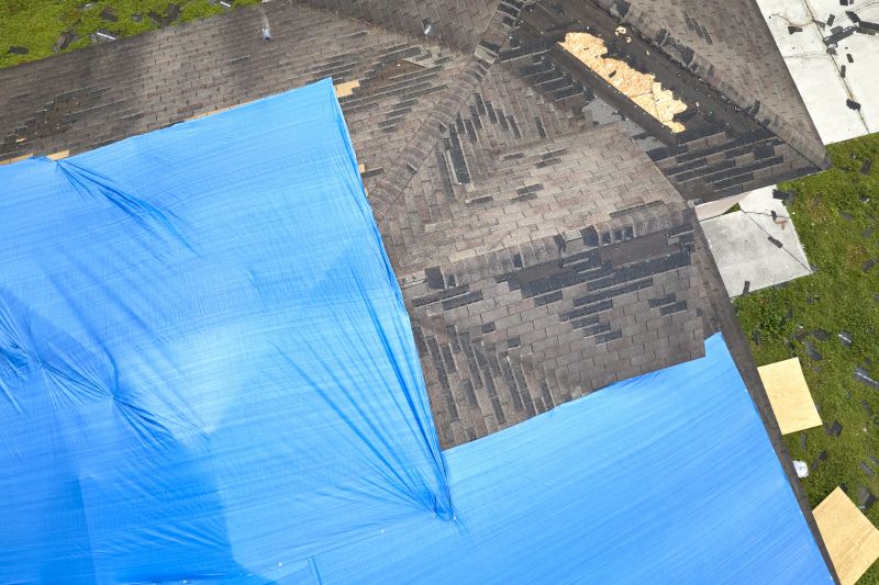 Storm Damage Roof Tarping in Exton, PA