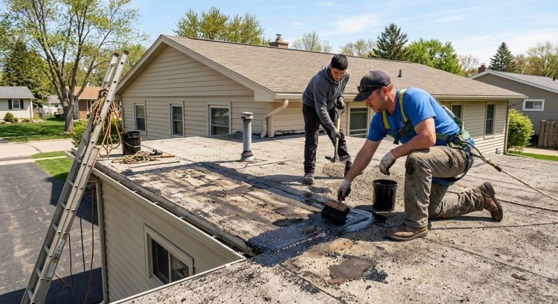 Tar And Gravel Roof Repair in Barto, PA
