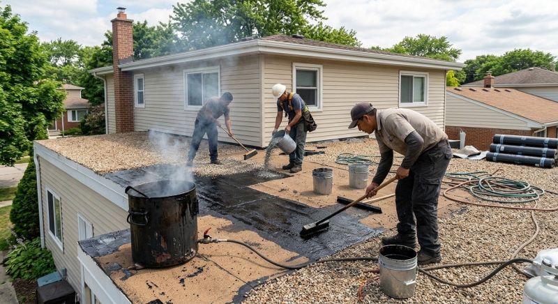 Tar And Gravel Roof Repair in Chester, PA