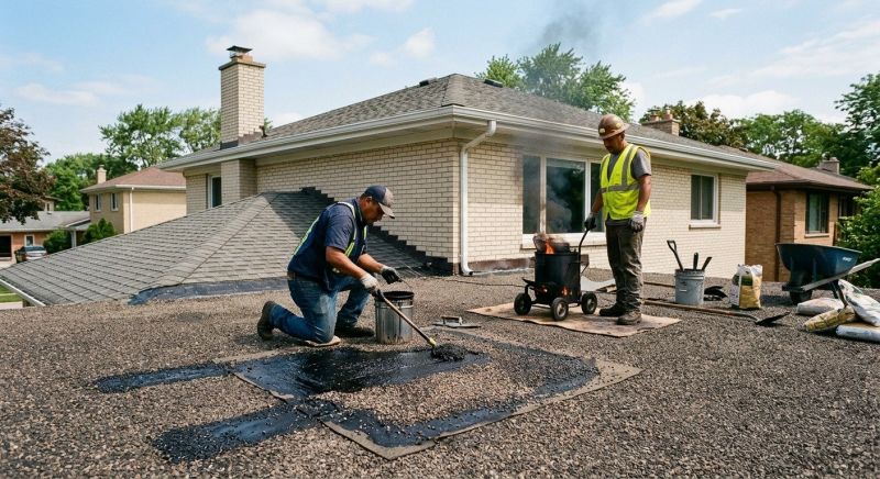 Tar And Gravel Roof Repair in Hockessin, DE
