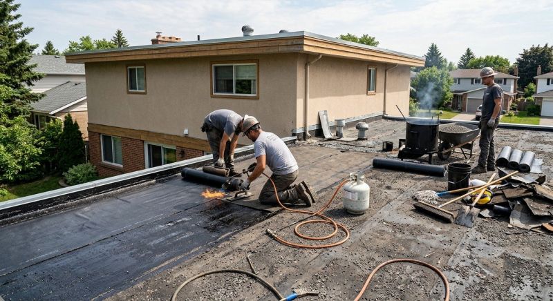 Tar Roof Repair in Malvern, PA