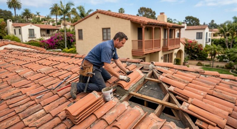 Tile Roof Repair in Drexel Hill, PA