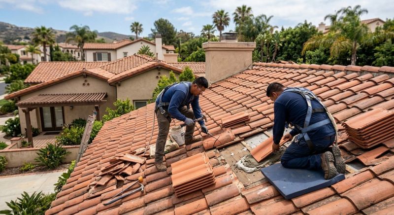 Tile Roof Repair in Malvern, PA