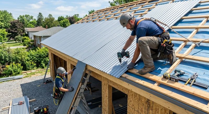 Tin Roof Installation in Green Lane, PA