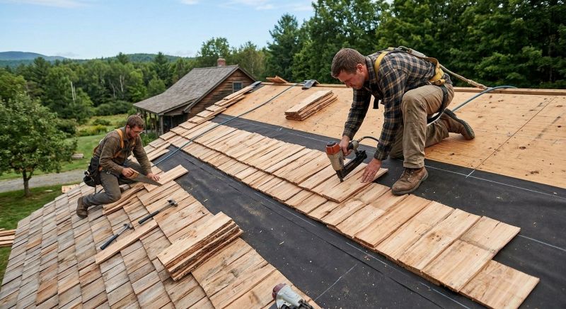 Wood Roofing Installation in Coatesville, PA