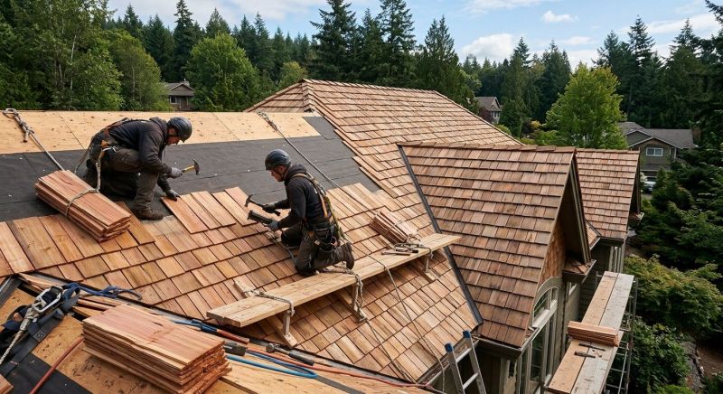 Wood Roofing Installation in Coatesville, PA