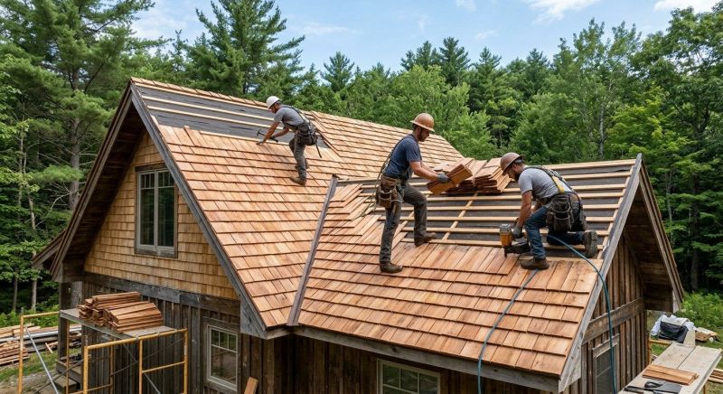 Wood Roofing Installation in Oxford, PA