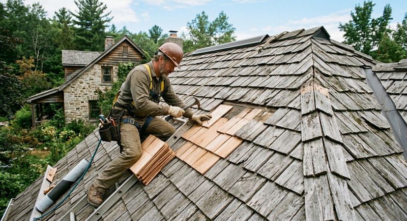 Wood Shake Roof Repair in Gilbertsville, PA