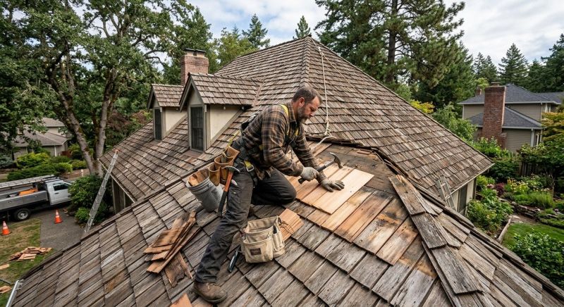 Wood Shake Roof Repair in Lansdale, PA