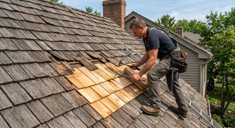 Wood Shake Roof Repair in Marcus Hook, PA