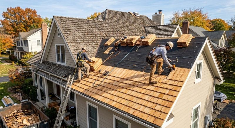 Wood Shake Roof Replacement in Hockessin, DE