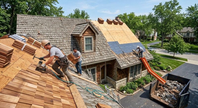 Wood Shake Roof Replacement in Yorklyn, DE