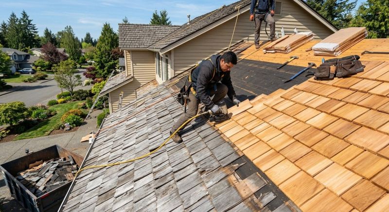 Wood Shingle Roof Replacement in Exton, PA